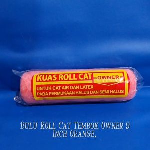 bulu roll cat tembok owner 9inch orange Bulu Rol Copot 9" Orange Owner Bulu Rol Copot 9" Orange Supra