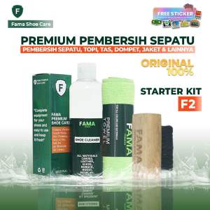 Fama Shoe Care - Starterkit F2 - Varian Sikat Bulu Kuda - Paket Laundry Sepatu - Paket Cuci Sepatu - Shoe Cleaner - Shoes Cleaner