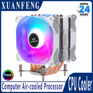 XUANFENG Air-cooled Processor Heatsink CPU Cooler 4/6 Heat Pipes 120mm Fan Compatible LGA2011-3 2066 x79 x99 115x 1200 1700 18xx
