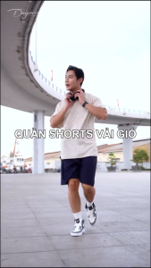 Quần short gió nam Dugarco thiết kế túi hộp form casual trẻ trung năng động 258TM22010