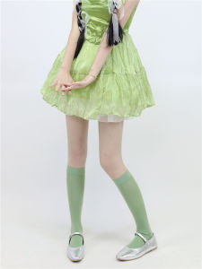 บางเฉียบ สีม่วง เงา เลกกิ้ง เงินบางเฉียบ ถุงเท้ายาวถึงเข่า ถุงเท้า ผู้หญิง แฟชั่นโชว์สไตล์ Home Comfort ฤดูใบไม้ผลิ ฤดูร้อน ถุงเท้า