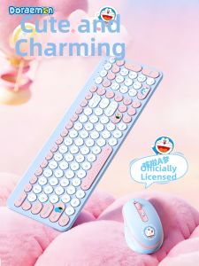 Rock | Doraemon Licensed Silent Wireless Keyboard Mouse Set