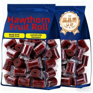 WENXIANGZAN | Premium No Additives Hawthorn Scroll Snack Individually Packed