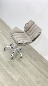 เก้าอี้ช่าง เก้าอี้ทำเล็บ เก้าอี้สตูล มีพนักพิง ปรับขึ้นลงได้ ช่างทำเล็บ ล้อเลื่อนหมุนได้ แข็งแรงทนทาน salon chair ร้านเสริมสวย ร้านทำเล็บ