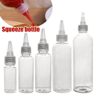 YESPERY 15/25/40/150/300ml Tip Head Transparent Plastic Squeeze Bottles: Versatile Plastic Containers for Every Need