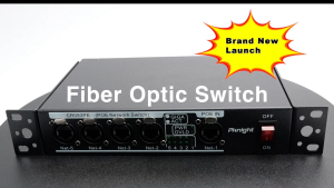 Gigabit Ethernet Network Switch with PoE etherCON Port for Stage Lighting ArtNet DMX
