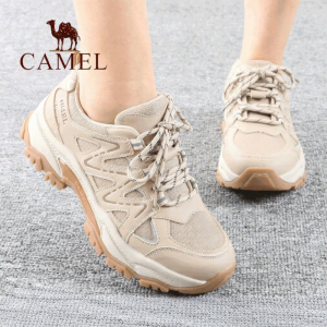 Camel | Giày Đi Dạo Ngoài Trời Thấp-Cao Chống Trượt Có Dây Đan