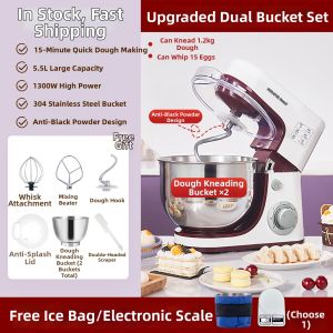SUNATUR | Electric Automatic Kitchen Mixer for Home and Commercial Use