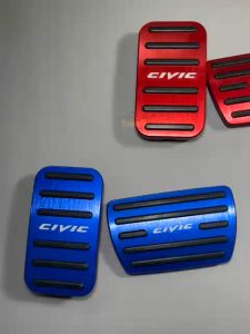 READY STOCK ! Honda Civic FE 2022-2024  Non Slip Auto Car Sport Mugen Pedal Brake Clutch Foot Pedal Plug and Play