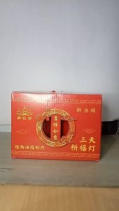 Lilin Sembahyang Lilin Merah Lilin Berdoa Lilin Mentega 3 Hari Wadah Guci