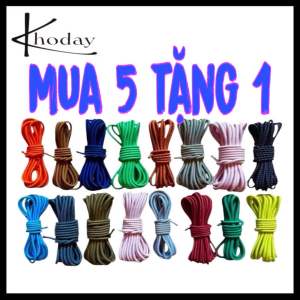 2 đến 3 mét - Dây Dù các loại từ 2mm đến 6mm dùng căng lều cắm trại buộc hàng hoá