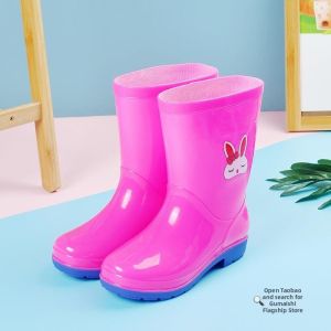 YUYOU | Childrens Non-slip Waterproof High-cut Rain Boots
