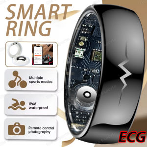New ECG Smart Ring Men Women Bluetooth Blood Heart Rate Blood Oxygen Health Monitoring Multi Sports 5ATM Waterproof smartring