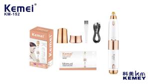 KEMEI Km-152 Hair Shavers Rechargeable 2 in 1 Hair Remover Electric Razor Shaver Bikini Eplilator