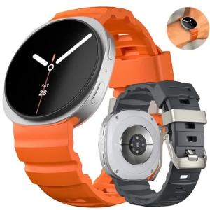 Silicone Strap For Samsung Galaxy Watch 8 9/8Classic 44mm 40mm 46mm No Gaps Sports Band For Samsung Galaxy 8 Bracelet Watchbands
