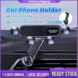 Car Phone Bracket Phone Stand 360° Rotating Phone Holder New Style Air Outlet Car Gravity Automatic Holder Pemegang Telefon Kereta 车载手机支架