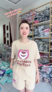 Set Đồ Bộ Nữ Mặc Nhà Quần Đùi Cotton Áo In Gấu Dâu 5 Màu Mặc Nhà Đi Chơi Đẹp Thời Trang Giá Rẻ Nhất Sale Ngay Tại Lazada