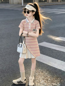 ZIRUIBABA | Girls Summer Lightweight School Polo Dress