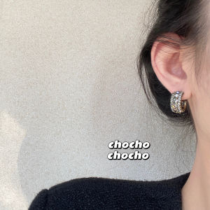Chocho/Moka Grey Autumn Winter Earrings Womens Elegant Stylish Alloy Geometric Pattern Fashion Jewelry Ear Cuffs