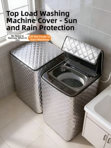 GEOBOX | Waterproof Dustproof Full Coverage Washing Machine Cover