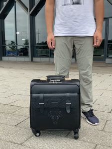 Vali kéo doanh nhân cao cấp da Pu size 18 inch có khoá số- Vaki du lịch size 18 inch