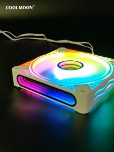 Quạt tản nhiệt Fan Led ARGB Coolmoon - Led ARGB Sync Main 3 Pin 5V / Bộ Hub Coolmoon P-ARGB PWM