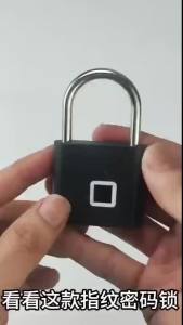 Smart Fingerprint Padlock Bluetooth Keyless Lock USB Rechargeable For Gym Locker Dorm Cabinet Luggage