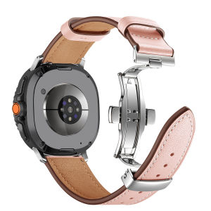 Premium Leather Strap For Samsung Galaxy Watch 8 44mm 40mm 8 Classic 46mm High-end Bracelet Wristband for Galaxy Watch 8-7 Ultra