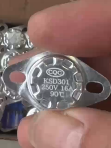 Rơ le nhiệt 90 độ C KSD301 250V 16A thường đóng