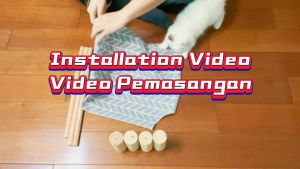Wooden Cat&Dog Hammock Detachable PortableWashable BedBuaian Katil Kayu Kucing Boleh TanggalMudah-alihDicuci Tempat Tidur Kucing