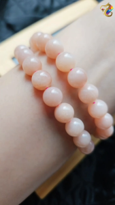 Premium Grade Rare Pink Sunstone Bracelet