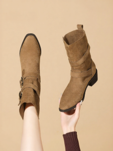 Josiny | Slim Leg Retro Western Style Boots