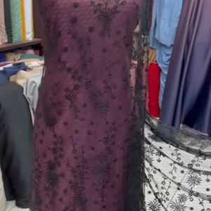 Kain Tille Check Meteran Bahan Pakaian Premium Bisa COD