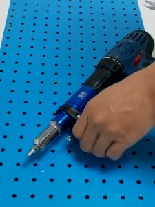 Electric Riveter Gun Adapter Head 2.4mm-4.8mm Drill Cordless Riveting Tool Insert Nut To Pull Rivet Tool Power Tools
