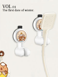 Strong Suction Cup Shower Head Holder No Drilling Adjustable Bathroom Accessories Universal Fixed Bracket Movable Spray Head Seat