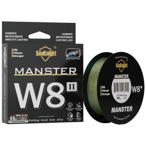 SeaKnight Brand W8 II Series 500M 8 Strands Fishing Line Advanced Braided PE Line Anti-UV Seawater Proof Coating Fishing Line
