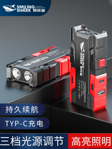 Portable High-Brightness Rechargeable Flashlight Durable Night Illumination Light Outdoor Camping Travel Gear LED Type-C Charging