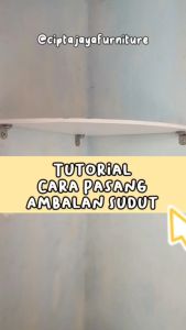 Rak Ambalan papan pajangan dekorasi dinding minimalis tempel SUDUT Keren uk 22x22 cm 25x25 cm 30x30 cm tebal 5 mm Papan Pajangan Simpel Ruang Tamu
