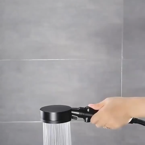3in1 Shower Head Set 5-speed Booster Shower with Hose Portable Bathroom Shower Set Handheld