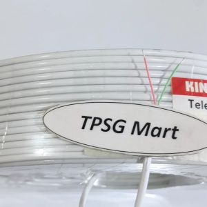 Cáp điện thoại 2 tim (2 line / 2C / RJ11)  / CUỘN DÀI 150M (Hiệu King Master)