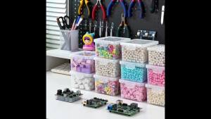 Transparent Plastic Multifunctional Storage Box for Sewing Tools Needle and Thread Button Storage Bead and Loose Bead Packagin