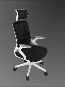 TMS04 Ghế Văn Phòng Ghế Công Thái Học Ghế Làm Việc Xoay 360° - Tựa Đầu 3D Tay Vịn Thông Minh Có Trợ Lực Vùng Eo Thắt Lưng