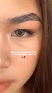 Eyebrow Double-headed Dyed Eyebrow Long-lasting Shaping Liquid Non-smudge Waterproof And Sweat-proof Eyebrow Dye