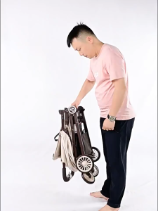 Xe đẩy gấp gọn Baobaohao A2 cho bé sơ sinh 0-36 tháng điều chỉnh 3 tư thế - Có giảm xóc an toàn