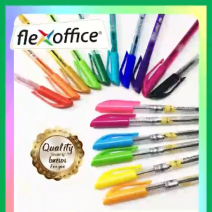 Momo FLEXSTICK Gel pen 08 (0.5mm)(0.7mm) 12pcs smooth writing 12pcs FlexStick Ballpen 0.7 - Ballpen Flexstick with Premium Ink Ideal School Supplies & Flexi Office Ballpen for Effortless Writing