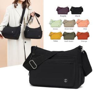 Spring 2025 Womens Large Capacity Casual Nylon Crossbody Bag Lightweight Water-Resistant Shoulder Bag Bellwei Brand