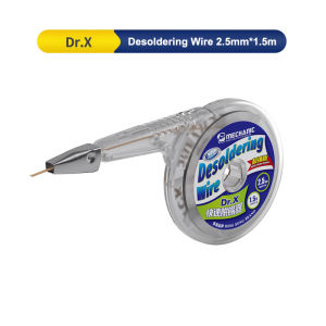 Mechanic | Dây Hút Thiếc Đồng MECHANIC Dr.X 1.5mm-3.5mm Khả Năng Hấp Thụ Cao Dùng Cho Sửa Chữa Điện Tử Mạch PCB Bo Mạch Chủ Điện Thoại Bộ 2 Cái