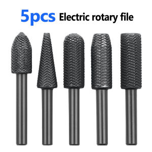 Electric Rotating File Steel Engraving Soft Metal Polishing Head Woodworking File Head 6mm Rust Removal Beading Grinding