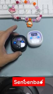 SENBENBAO เสียงสเตอริโอระดับหูฟัง HiFi S40นอนหลับ IPX5กันน้ำลดเสียงรบกวนจาก ENC ไมโครโฟนในตัวการควบคุมแบบสัมผัสจอแสดงผลดิจิตอลอัจฉริยะสำหรับ iPhone และ Andriod