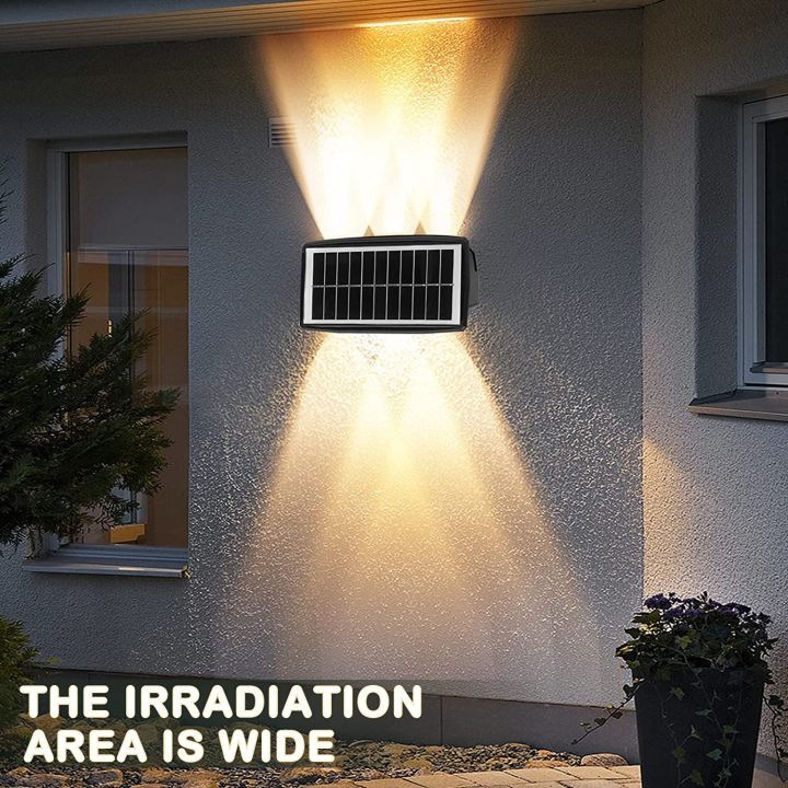 Solar Wall Lamp Outdoor Garden Household Waterproof Wall Lamp Light Up